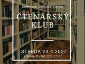 Čtenářský klub - dubnové setkání a Spisovatelé do knihoven 1