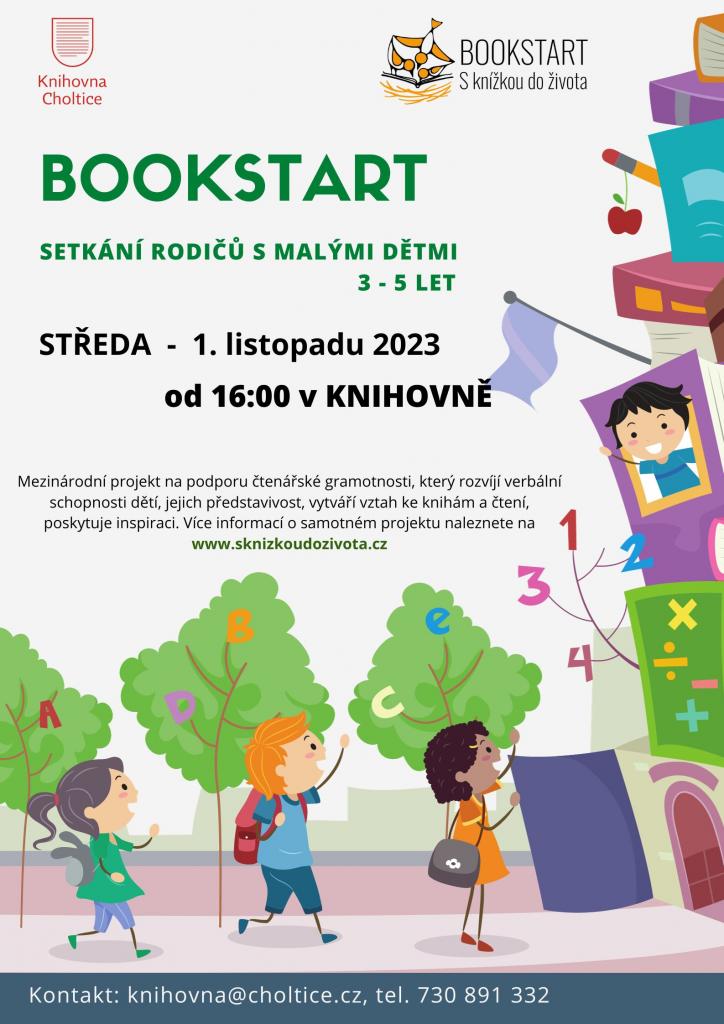 Bookstart  - S knížkou do života  - středa 1. listopadu 2023 od 16:00 1