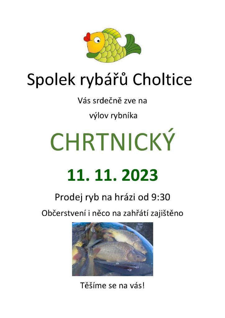 Výlov rybníka CHRTNICKÝ - 11.11.2023 1