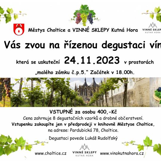 Degustace vín - pátek 24.11.2023 1