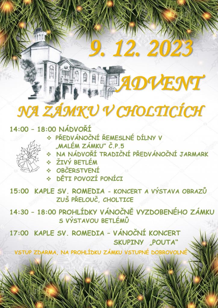 Advent na zámku Choltice 9.12.2023