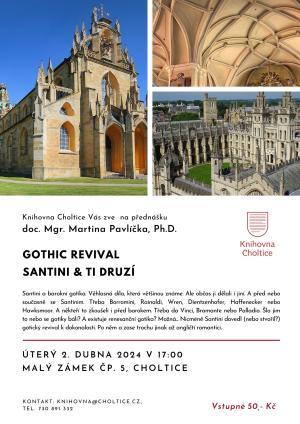 Přednáška GOTHIC REVIVAL, SANTINI & A TI DRUZÍ -  úterý 2.4.2024 1